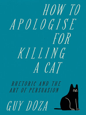 cover image of How to Apologise for Killing a Cat